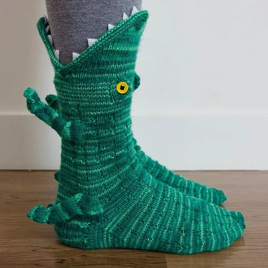 Cozy Crocodile Socks